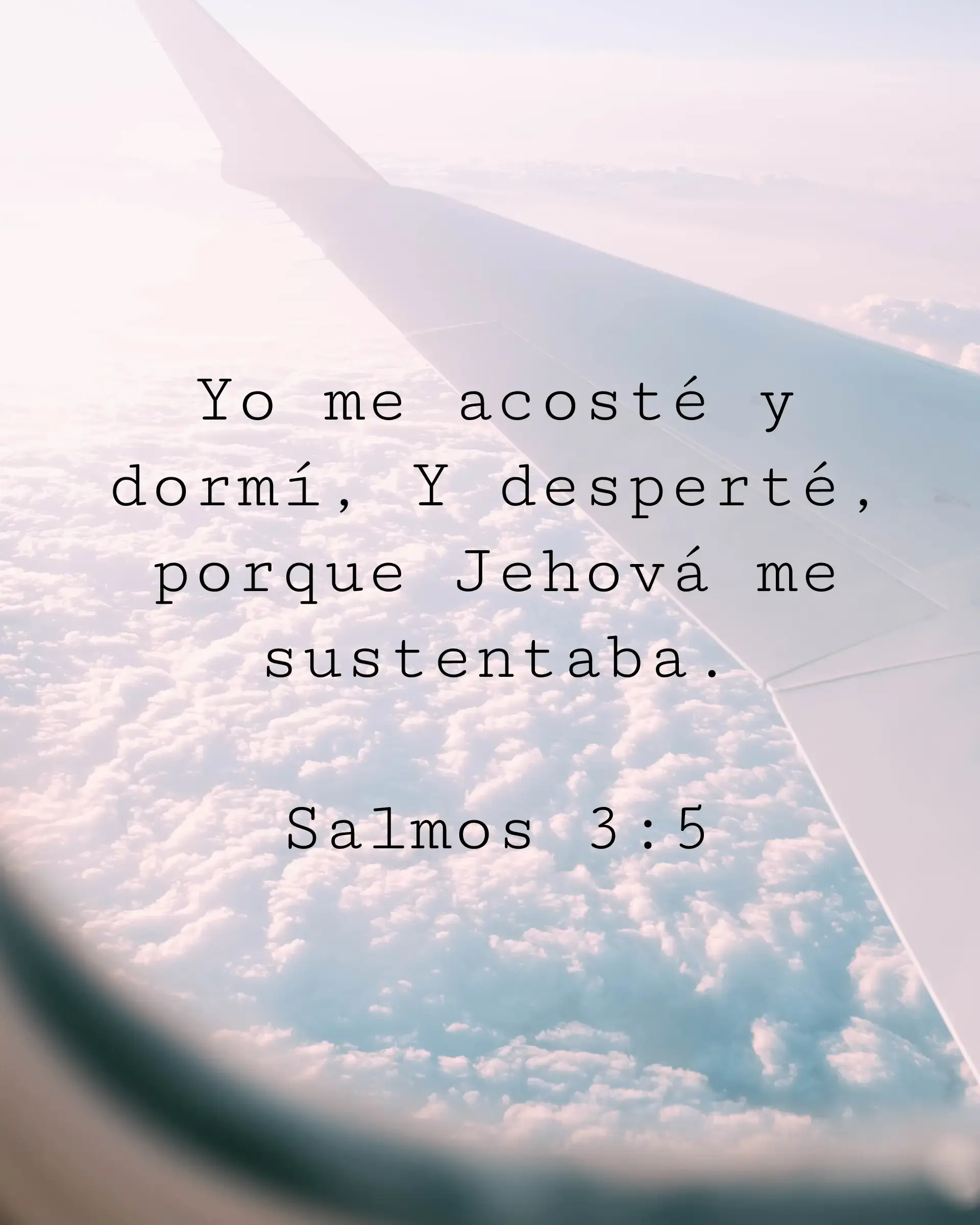 Yo me acosté y dormí, Y desperté, porque Jehová me sustentaba.