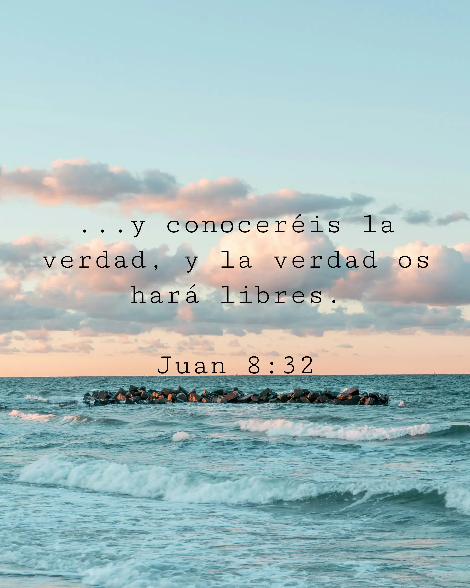 y conoceréis la verdad, y la verdad os hará libres.